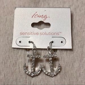 Icing Anchor Earrings